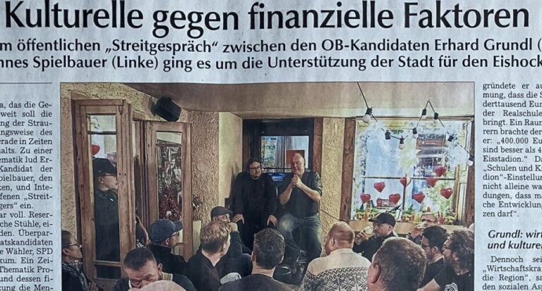 Heimspiel für Erhard Grundl: Wofür braucht Straubing Eishockey?