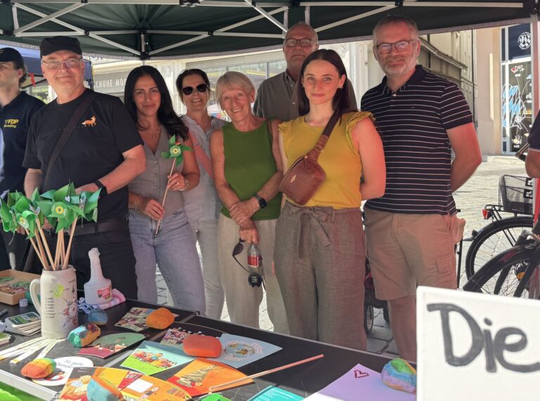 Die Grünen auf dem Straubinger Fest der Demokratie